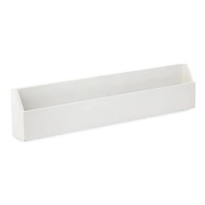 White Wooden Pocket Wall Shelf