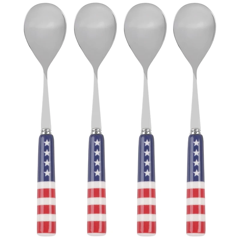Stars and Stripes 4-pc. Coffee Spoon Set
