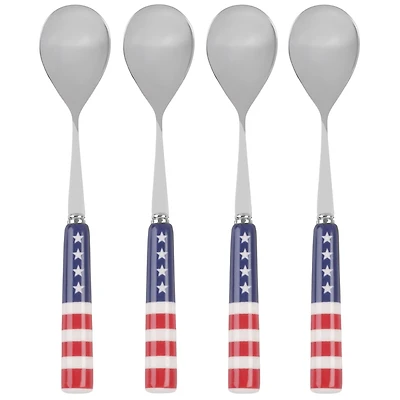 Stars and Stripes 4-pc. Coffee Spoon Set