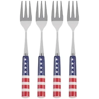 Stars and Stripes 4-pc. Appetizer Fork Set