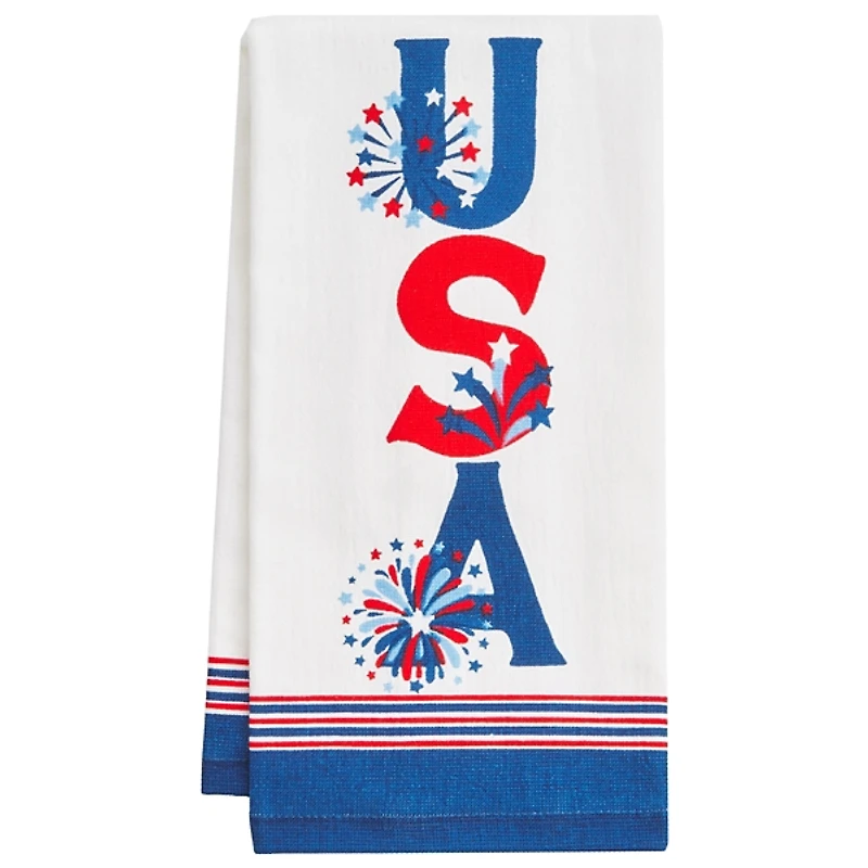 USA Fireworks Hand Towel