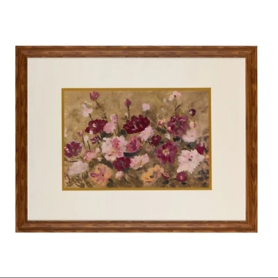 Purple Flowers Framed Art Print