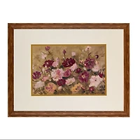 Purple Flowers Framed Art Print