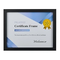 Black Wood Wall Document Frame