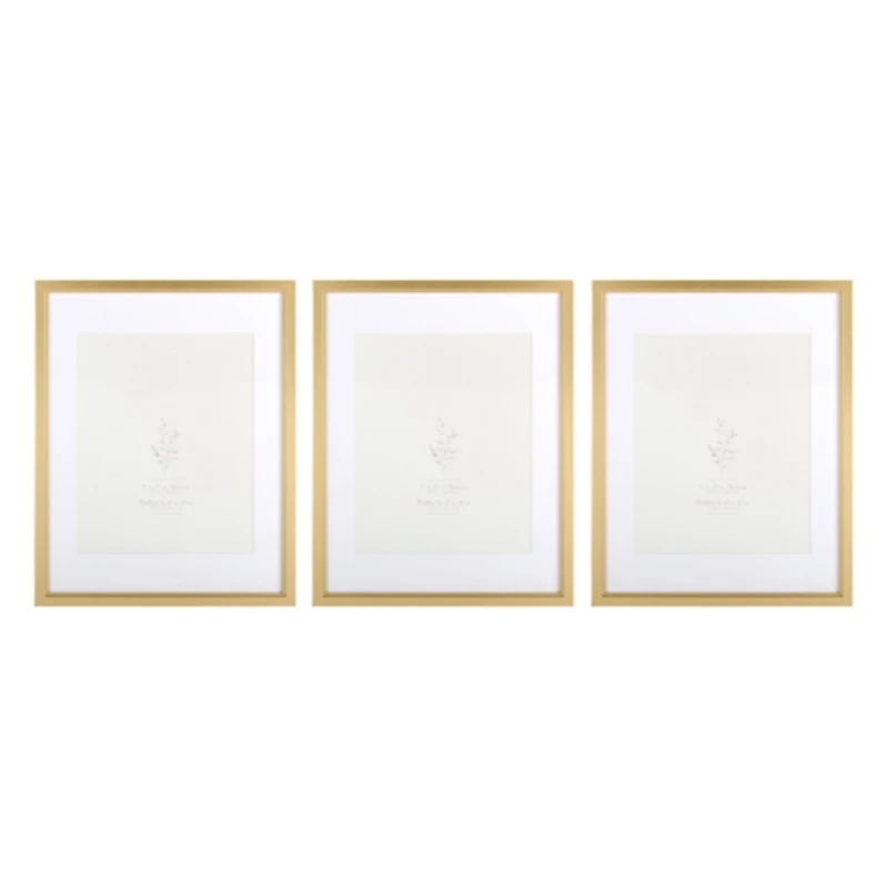 Gold Matted Wall Picture Frames