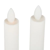 Mikasa White LED Taper Candles, Set of 2