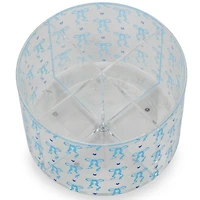 Blue Bows Bathroom Organizer