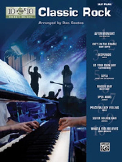 10 for 10 Sheet Music Classic Rock : Easy Piano Solos