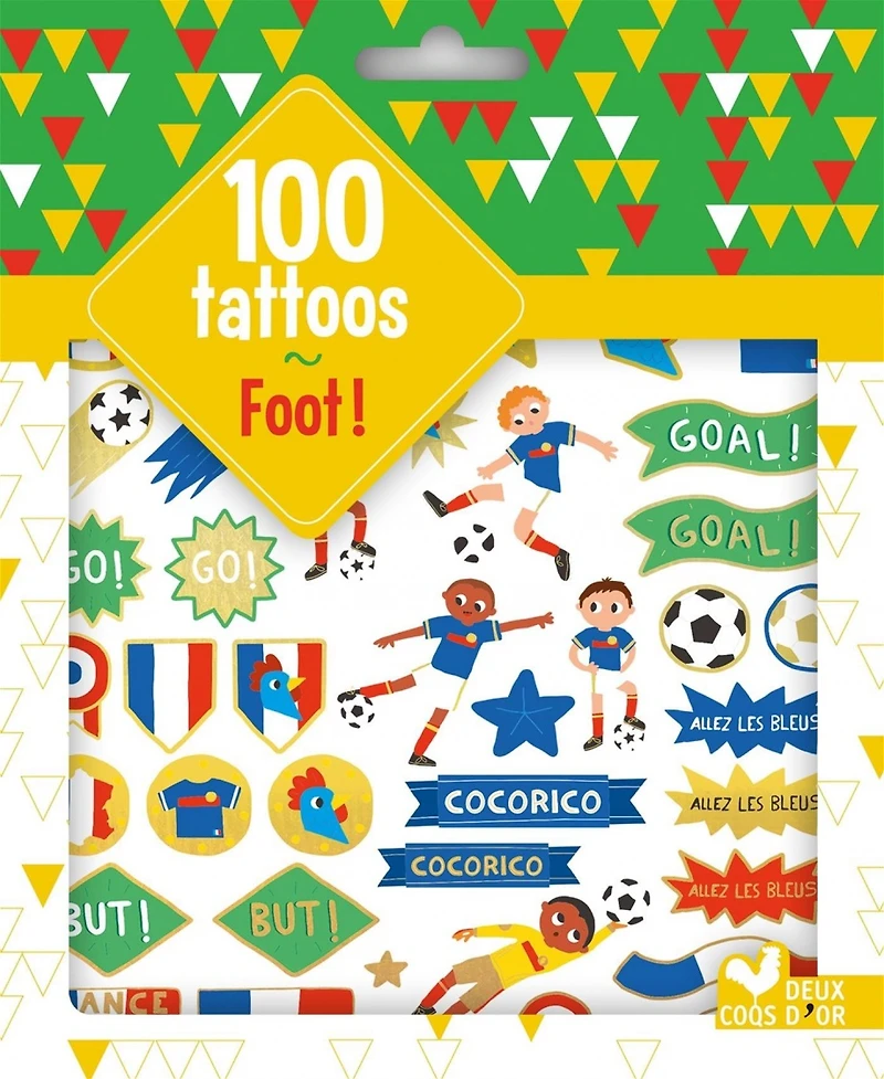 100 tattoos foot !