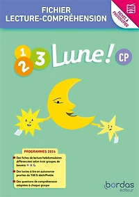 1, 2, 3 lune ! CP, fichier lecture-compréhension : fiches à photocopier