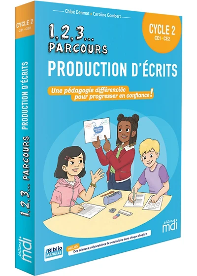 1, 2, 3... parcours, production d'écrits CE1, CE2, cycle 2