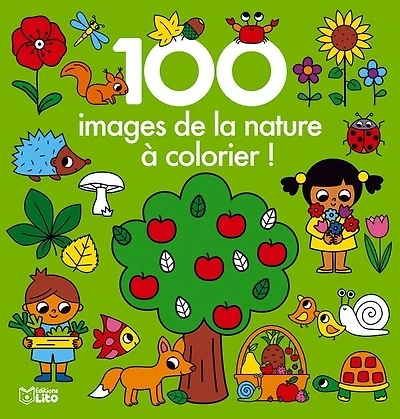 100 images de la nature à colorier !