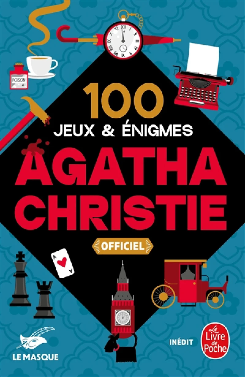 100 jeux & énigmes Agatha Christie : officiel