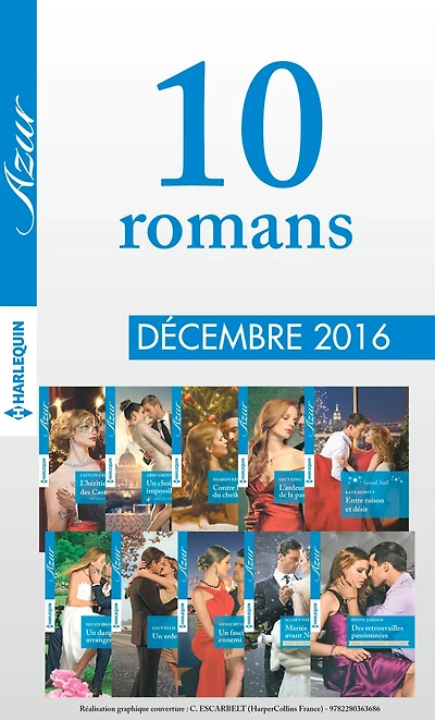 10 romans Azur (n°3775 à 3784 - Décembre 2016)