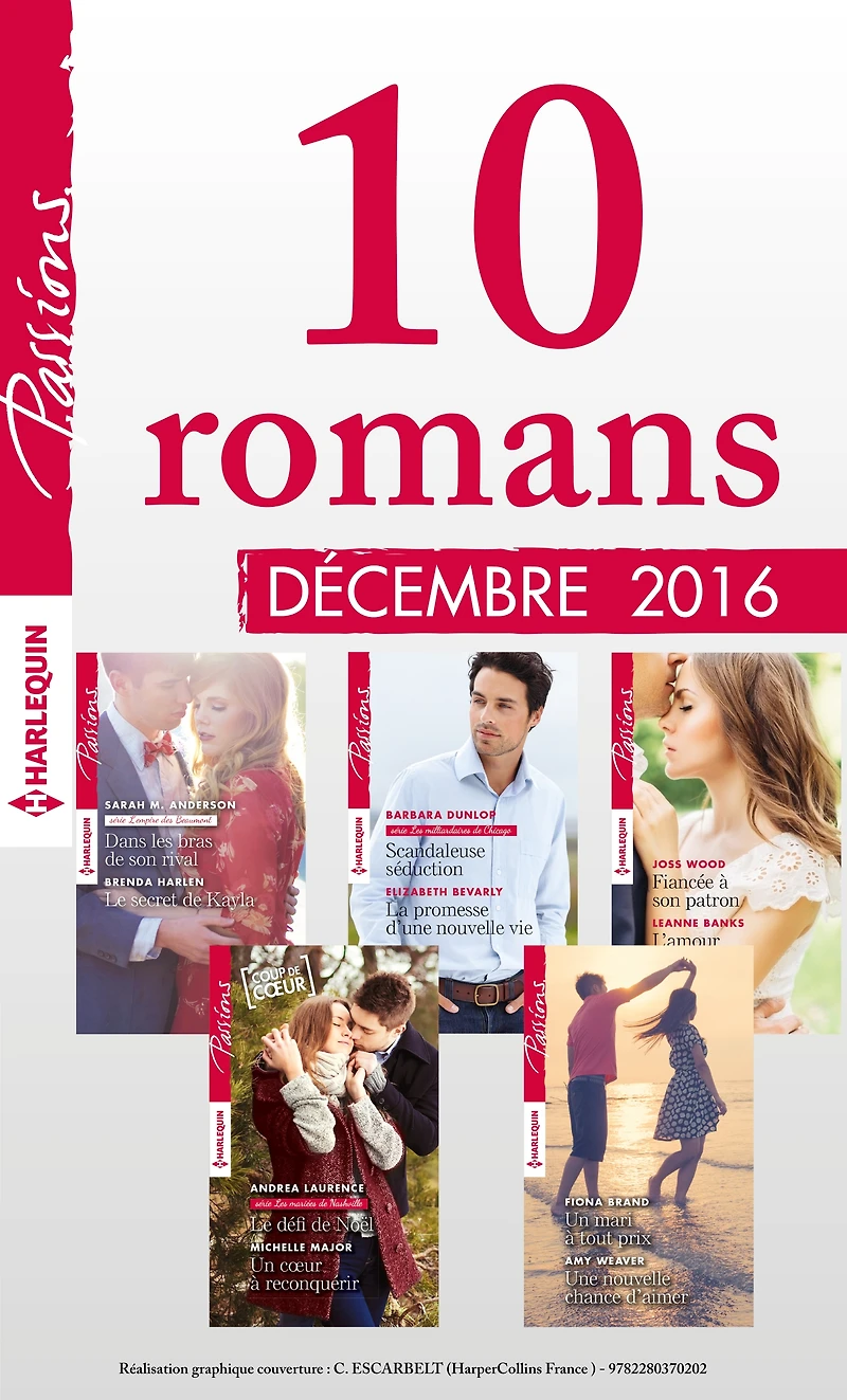 10 romans Passions (no630 à 634 - Décembre 2016