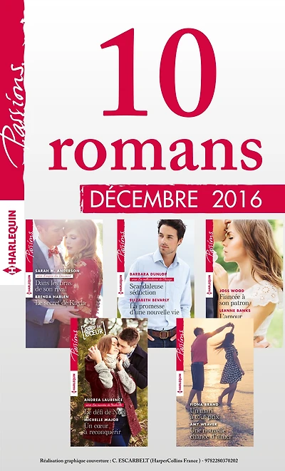 10 romans Passions (no630 à 634 - Décembre 2016