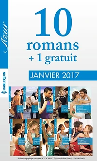 10 romans Azur + 1 gratuit (no3785 à 3794 - Janvier 2017)