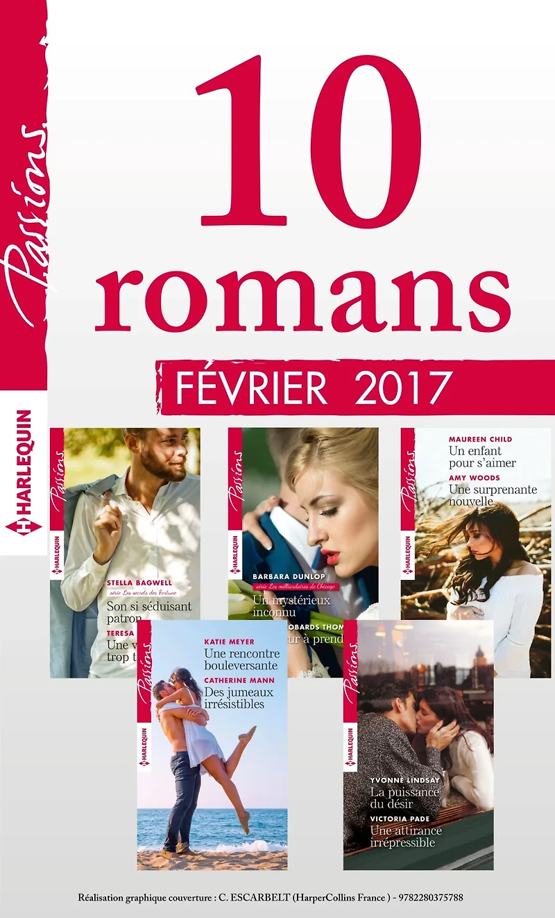 10 romans Passions (n°640 à 644 - Février 2017)