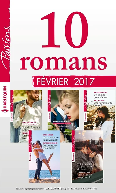 10 romans Passions (n°640 à 644 - Février 2017)