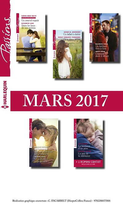 10 romans Passions + 1 gratuit (no645 à 649 - Mars 2017)
