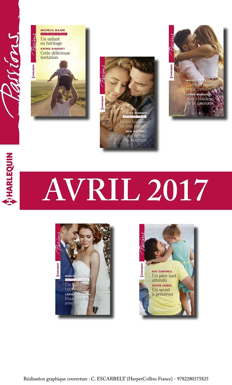 10 romans Passions (n°650 à 654 - Avril 2017)