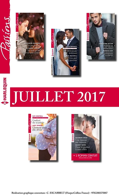 10 romans Passions + 1 gratuit (no665 à 669 - Juillet 2017)