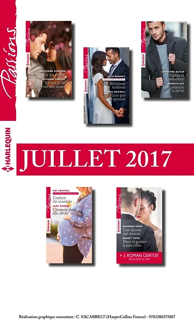 10 romans Passions + 1 gratuit (n°665 à 669 - Juillet 2017)