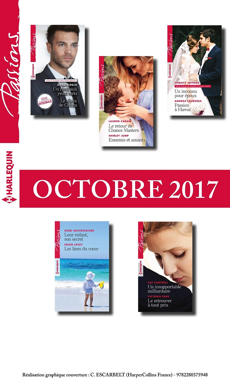 10 romans Passions (no680 à 684 - Octobre 2017)