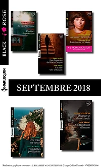 10 romans Black Rose + 1 gratuit (n° 495 à 499 - Septembre 2018)