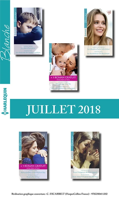 10 romans Blanche + 2 gratuits (n°1376 à 1380)