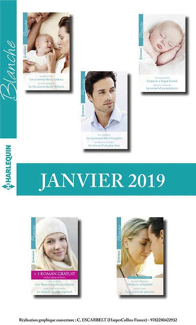 10 romans Blanche + 1 gratuit (n°1406 à 1410 - Janvier 2019)
