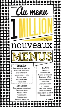 1 million de nouveaux menus