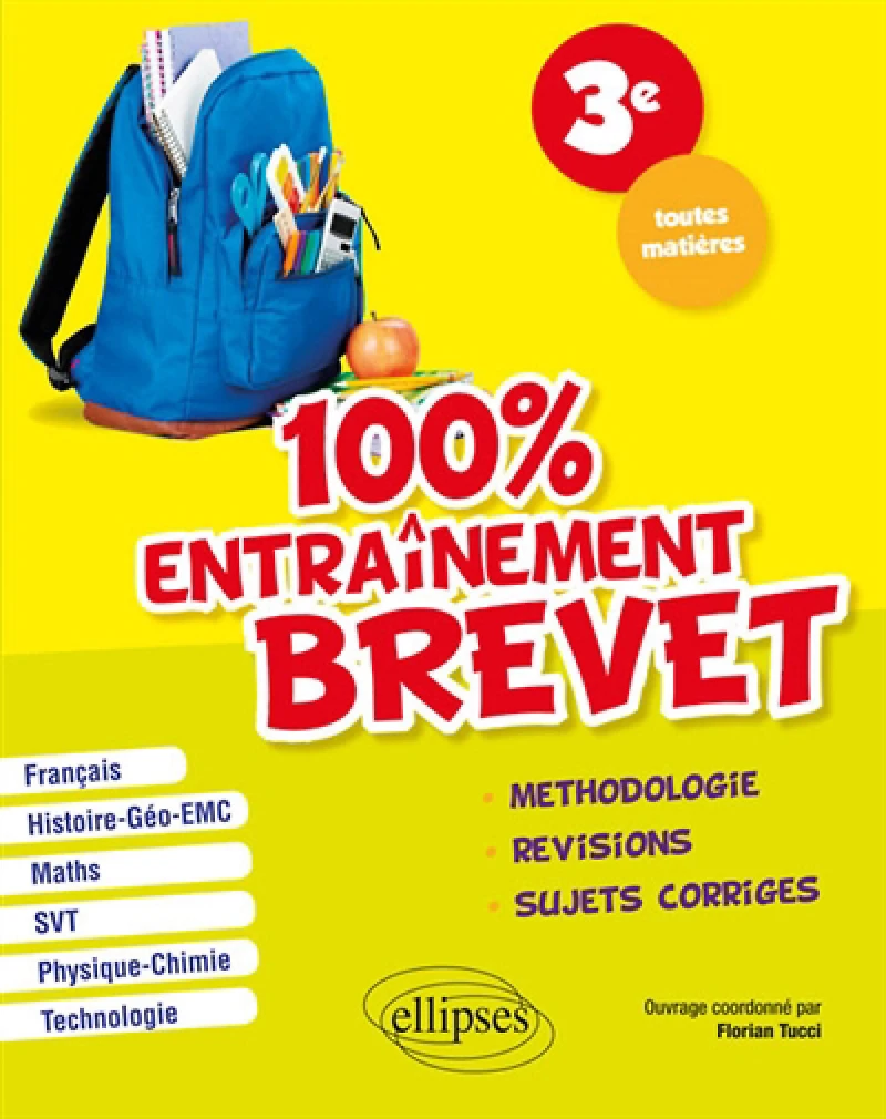 100 % entraînement brevet, 3e toutes matières