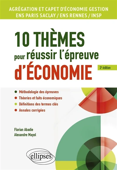 10 thèmes pour réussir l'épreuve d'économie : agrégation et CAPET d'économie gestion, ENS Paris Saclay, ENS Rennes, INSP