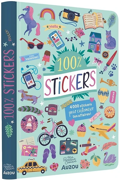 100 % stickers : 4.000 stickers pour customiser tes affaires !