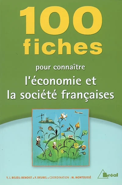 100 fiches pour connaître l'économie et la société françaises : classes préparatoires aux grandes écoles commerciales, 1er cycle universitaire, concours de la fonction publique