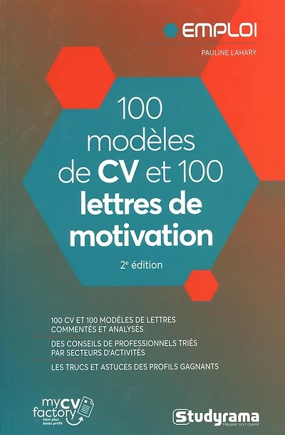 100 modèles de CV et 100 lettres de motivation