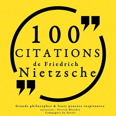 100 citations de Friedrich Nietzsche