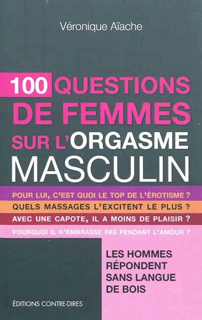 100 questions de femmes sur l'orgasme masculin : les hommes répondent sans langue de bois