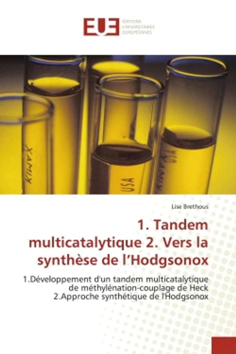 1. Tandem multicatalytique 2. Vers la synthèse de l'Hodgsonox : 1.Développement d'un tandem multicatalytique de méthylénation-couplage de Heck 2.Approche synthétiqu