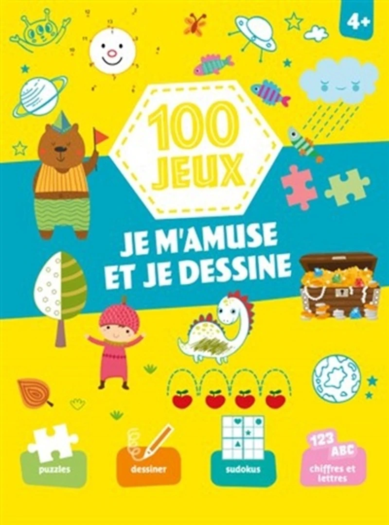 100 jeux : je m'amuse et je dessine