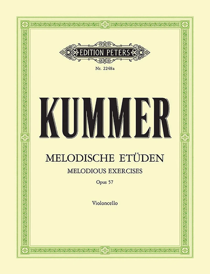 10 Melodious Exercises Op. 57 for Cello : With Preparatory Exercises by Joachim Stutschewsky