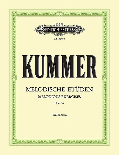 10 Melodious Exercises Op. 57 for Cello : With Preparatory Exercises by Joachim Stutschewsky