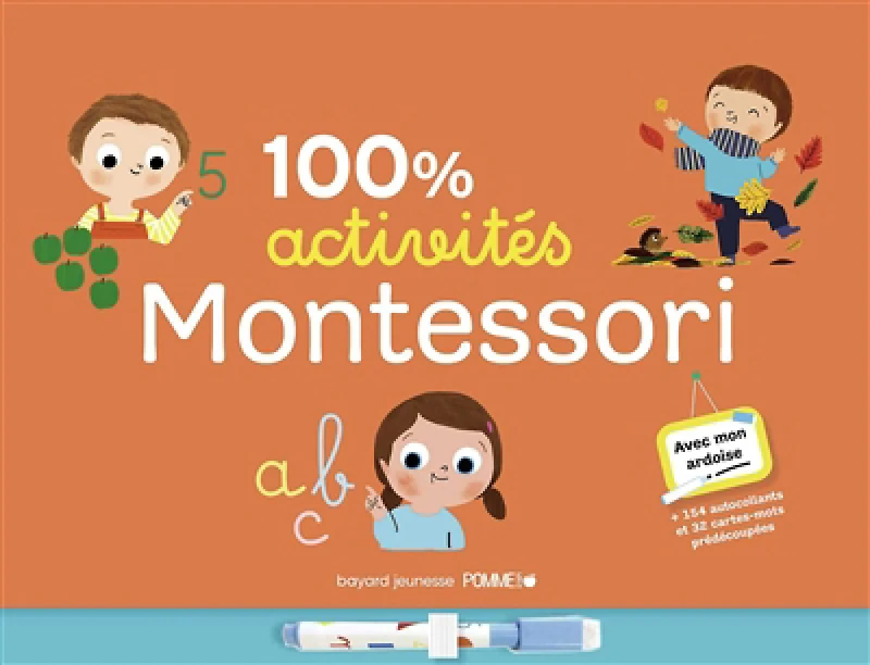100 % activités Montessori : avec mon ardoise