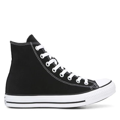 Converse Men's Chuck Taylor All Star Classic Hi Top Black White, Canvas
