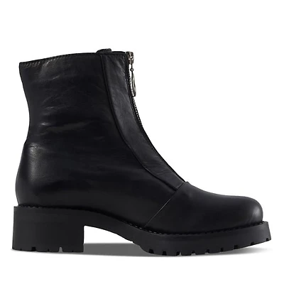 Floyd Women's Quinn Heeled Boots Black, Leather
