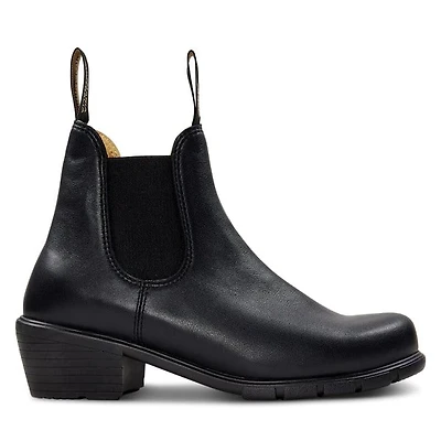 Blundstone 1671 Women's Series Heel Boots Black, Suede
