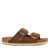 Birkenstock Women's Arizona Big Buckle Sandals Cognac, Leather