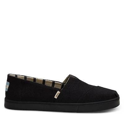 Toms Women's Alpargata Cupsole Slip-Ons Black, Canvas