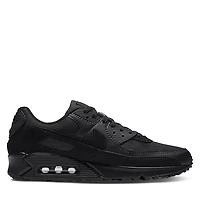Nike Men's Air Max 90 Sneakers Black, Leather